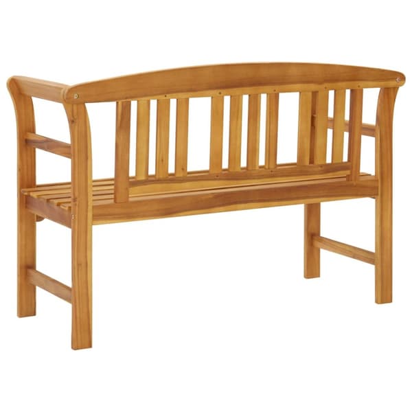 Havebænk 114 cm massivt akacietræ - Havebænk - Havebænke - Home & Living