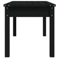 Miniatyrbillede 6 af 9: Havebænk 109x44x45 cm massivt fyrretræ sort - Havebænk - Havebænke - Home & Living