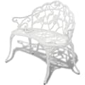 Miniatyrbild 2 av 5: Trädgårdsbänk 100 cm gjuten aluminium vit - Trädgårdsbänk - Trädgårdsbänkar - Home & Living