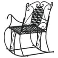 Miniatyrbillede 6 af 9: Gyngebænk 84 cm stål sort - Bænk Med Gyngefunktion - Bænke Med Gyngefunktion - Home & Living