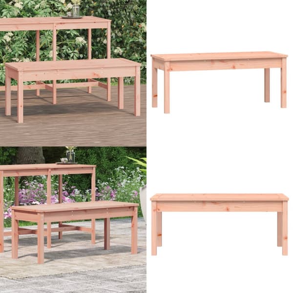 Havebænk 109x44x45 cm massivt douglasgran - Havebænk - Havebænke - Home & Living