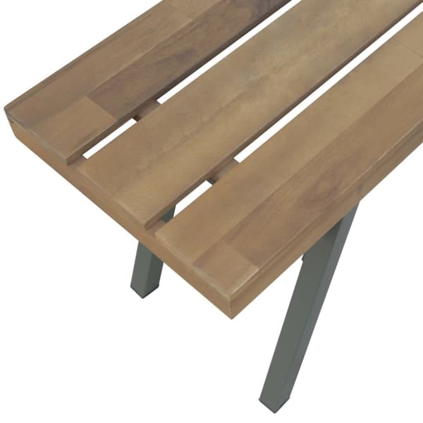Havebænk 120 cm massivt akacietræ - Havebænk - Havebænke - Home & Living