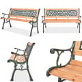 Miniatyrbillede 1 af 8: Havebænk 122 cm træ - Træbænk - Træbænke - Home & Living