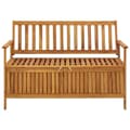 Pikkukuva 3 / 9: Puutarhan säilytyspenkki 120 cm täysi akaasiapuu - Penkki - Penkit - Home & Living