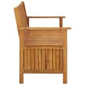 Pikkukuva 4 / 9: Puutarhan säilytyspenkki 120 cm täysi akaasiapuu - Penkki - Penkit - Home & Living