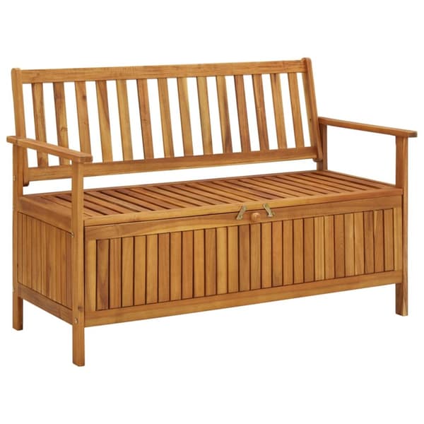 Puutarhan säilytyspenkki 120 cm täysi akaasiapuu - Penkki - Penkit - Home & Living