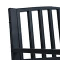 Miniatyrbillede 6 af 8: Havebænk 125 cm stål sort - Havebænk - Havebænke - Home & Living