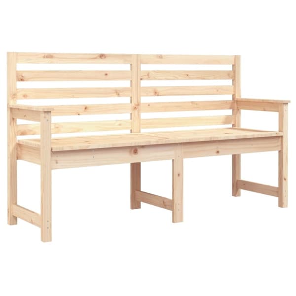 Puutarhapenkki 159,5x48x91,5 cm täysi mänty - Puutarhapenkki - Puutarhapenkit - Home & Living