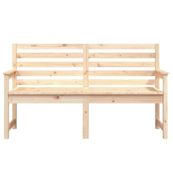 Puutarhapenkki 159,5x48x91,5 cm täysi mänty - Puutarhapenkki - Puutarhapenkit - Home & Living