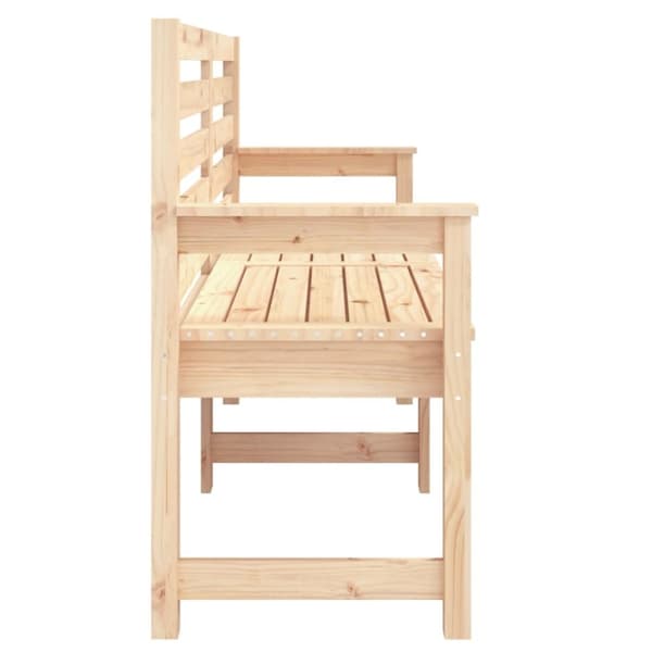 Puutarhapenkki 159,5x48x91,5 cm täysi mänty - Puutarhapenkki - Puutarhapenkit - Home & Living