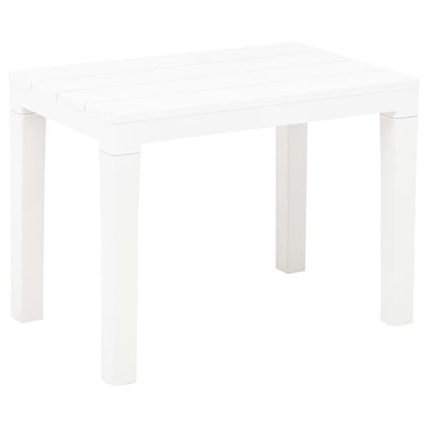 Trädgårdsbänkar 2 st vit plast - Trädgårdsbänk - Trädgårdsbänkar - Home & Living