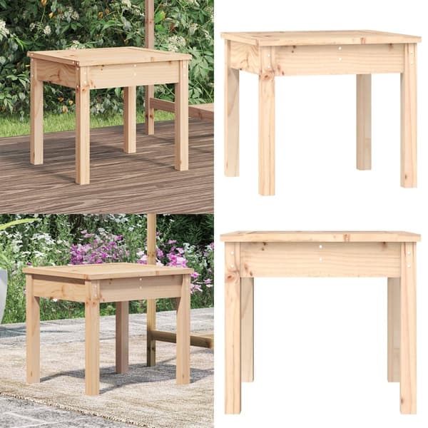 Trädgårdsbänk 50x44x45 cm massiv furu - Trädgårdssoffa -trädgård Soffa - Trädgårdssoffor - Home & Living
