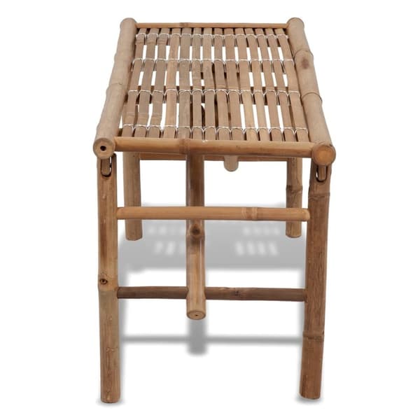 Foldbar havebænk 118 cm bambus - Havebænk - Havebænke - Home & Living