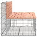 Miniatyrbillede 5 af 9: Havebænk med gabiondesign 103x70x65 cm massivt douglasgran - Havebænk - Havebænke - Home & Living