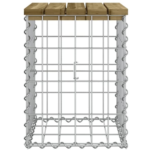 Puutarhapenkki kivikori tyyli 33x31x42 cm kyllästetty mänty - Puutarhapenkki - Puutarhapenkit - Home & Living