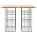 Miniatyrbild 6 av 9: Trädgårdsbänk gabion-design 100x70x72 cm massivt douglasträ - Trädgårdssoffa -trädgård Soffa - Trädgårdssoffor - Home & Living
