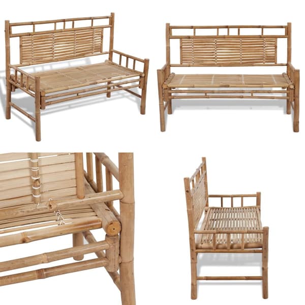 Havebænk 120 cm bambus - Havebænk - Havebænke - Home & Living