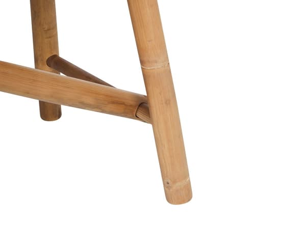 Sett med 2 hagebenker Lyst tre Bambus 180 cm Sammenleggbar Bohemsk stil Sittebenk Utendørs