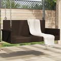 Miniatyrbillede 1 af 8: vidaXL gyngebænk 119x56x48 cm polyrattan beige