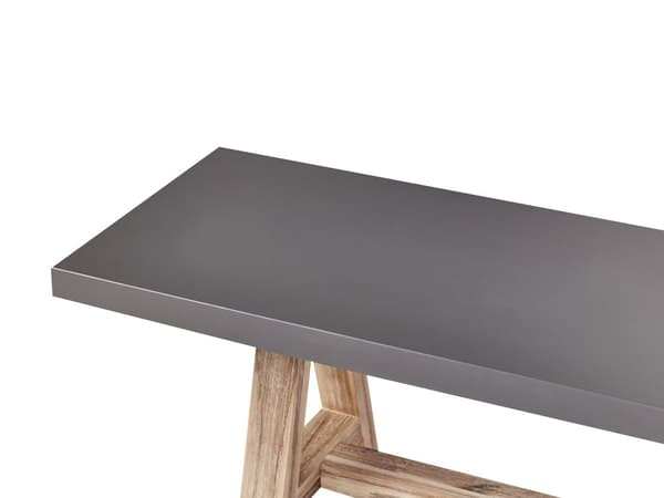 Hagebenk Grått Lyst Tre Betong Akasietre 200 cm Hagemøbler Industriell stil