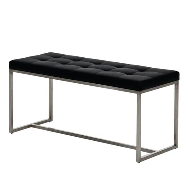 CLP BARCI stoppad bänk i rostfritt stål, ett sant konstnärligt förvandlingsobjekt, 12 färger att välja mellan, 100 x 40 cm, höjd...
