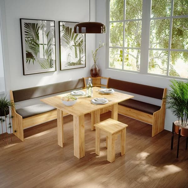 Vicco Roman Hörnbänk, Sand, 166 x 42 cm