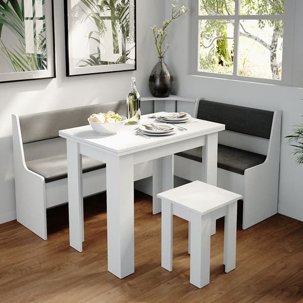 Vicco Roman Matsalsbänk, Vit, 76 x 42 cm