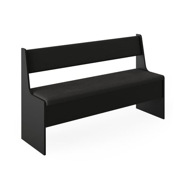 Romersk matsal hörnsbänk, 136,6 x 41,5 cm, Svart, Vicco