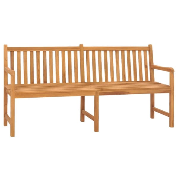 Trädgårdsbänk 180 cm massiv teak
