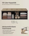 Miniatyrbillede 4 af 6: Sofa - Med lagerplads - 38 × 110 × 38 cm - Kamelbrun