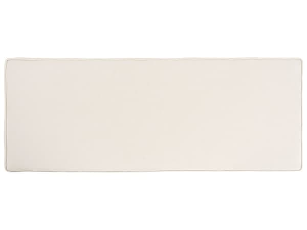Fodskammel Natur Rattan 140 cm Off-white hynde Boheme-stil Indendørs og udendørs Havemøbler