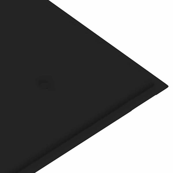 Trädgårdsbänk 2-sits med dyna 120 cm massivt eukalyptusträ