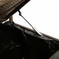 Miniatyrbillede 9 af 11: vidaXL opbevaringsbænk til haven med hynde polyrattan brun