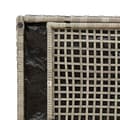 Miniatyrbillede 10 af 11: vidaXL udendørs opbevaringsbænk med hynde 100 cm polyrattan lysegrå