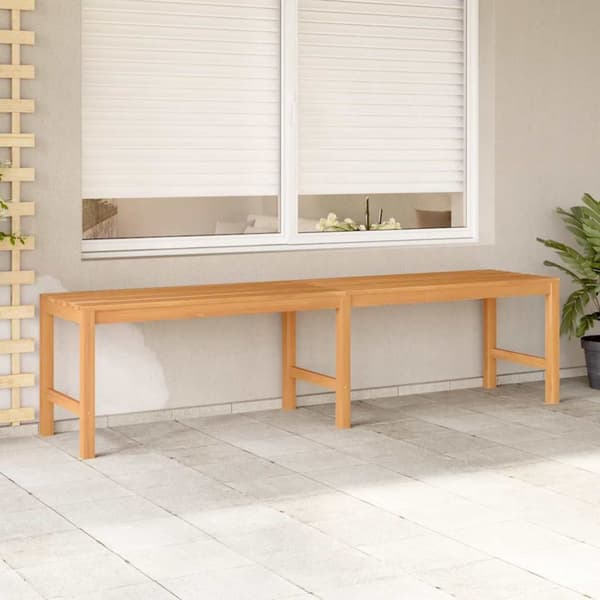 Trädgårdsbänk 180 cm massiv teak