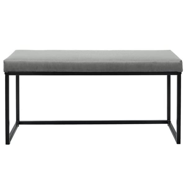 Banc Design "giulia" 100cm Grå - Paris Prix