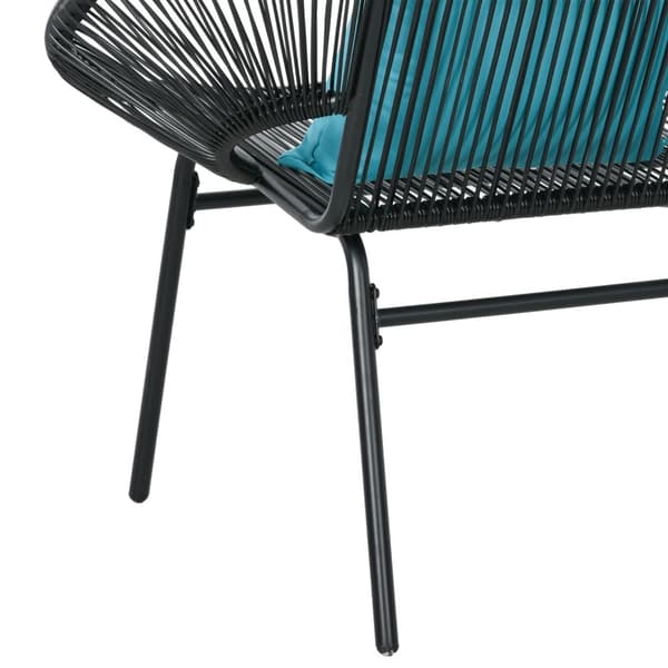 Rootz Garden Bench 2 -sits - utomhus soffa - Patiobänk - bekväma sittplatser - 132L x 72b x 83h cm