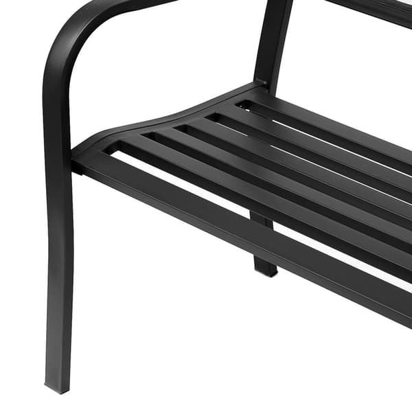 Rootz Garden Bench 3 -personers - Parkbænk - Terrasse siddepladser - Korrosionsbeskyttelse - 127L x 60b x 85H cm
