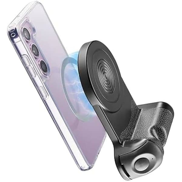 Bluetooth-magnetisk stöd - CELLULARLINE - Pics MAG - Inkluderad fjärrkontroll - 180° rotation - För smartphones