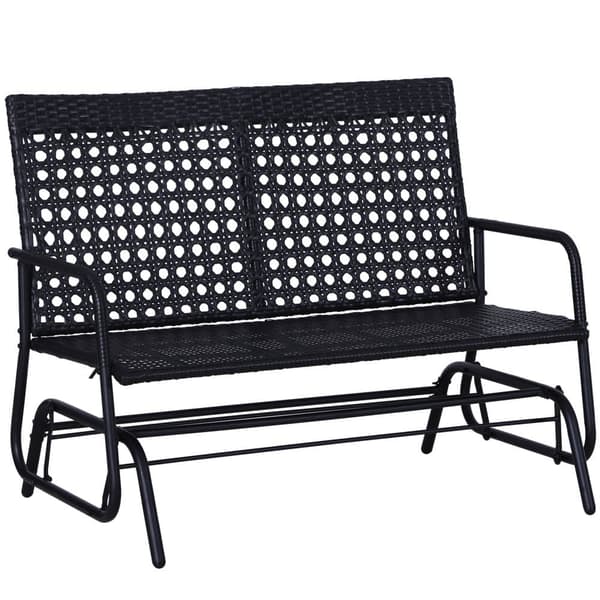 Puutarhakeinu, 120x76x90 cm, Musta