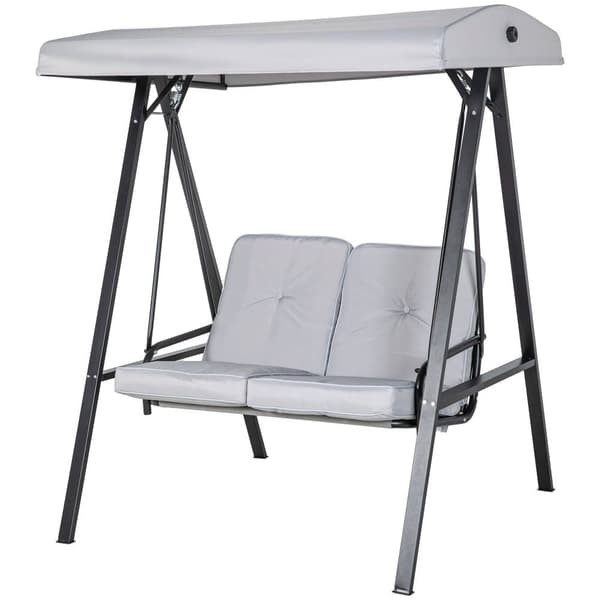 Puutarha keinu, 2 istuttava, 138x106 cm, beige