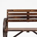 Miniatyrbillede 8 af 9: Havebænk, 2-personers, 105,5x56x79 cm, Brun