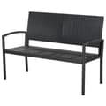 Miniatyrbillede 1 af 9: Havebænk, 122x60x87 cm, Sort