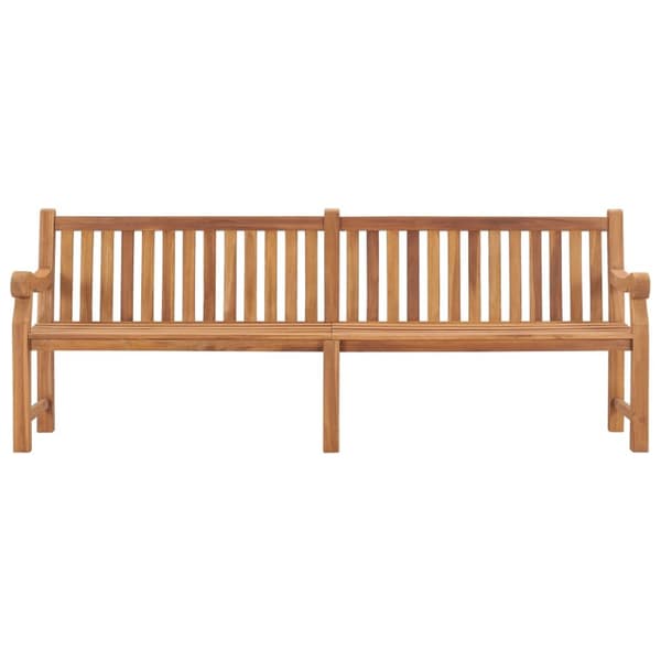 Trädgårdsbänk 228 cm massiv teak