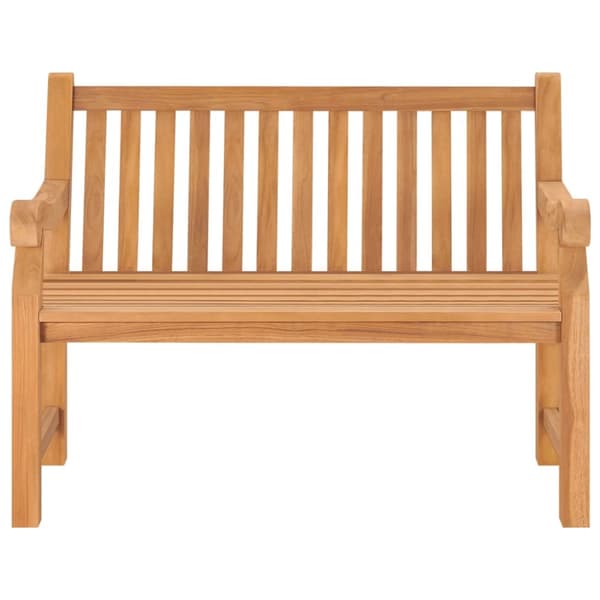 Trädgårdsbänk 114 cm massiv teak