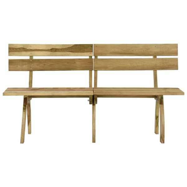 Trädgårdsbänk 160 cm impregnerad furu