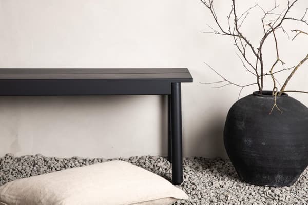 FURNLUX ULKOPENKKI MODENA MUSTA 180CM