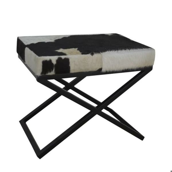 Fotbordsbänk i kometall DKD Home Decor