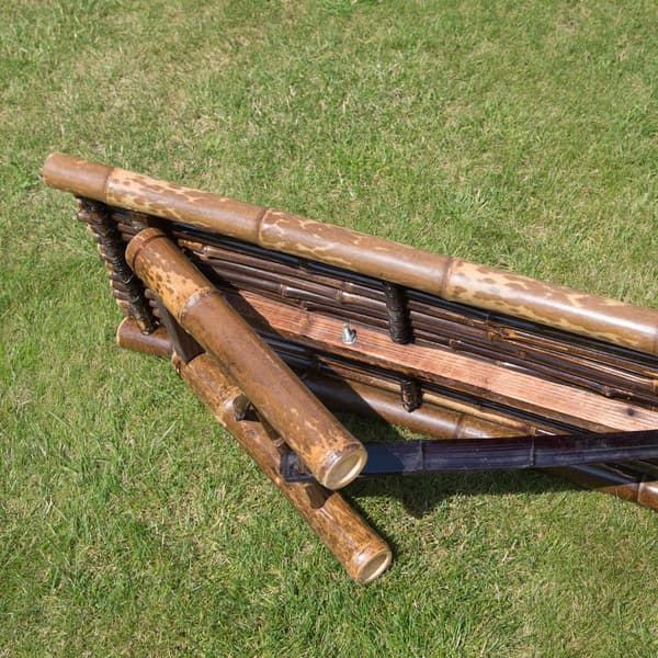 Trädgårdsbänk, 44x120x36 cm, Brun