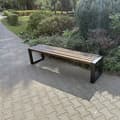 Miniatyrbillede 3 af 11: Grande bænk uden ryglæn Brun Grande bænk uden ryglæn 125 cm Brun